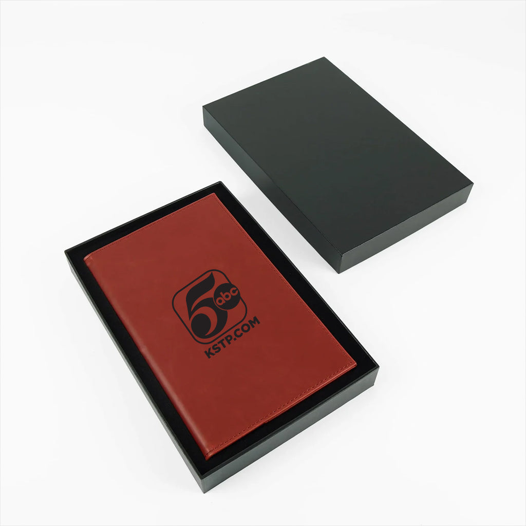 KSTP Custom Engraved Refillable Portfolio Journal with Gift Box