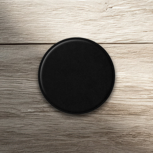 Custom Laser-Engraved Round Leatherette Coasters