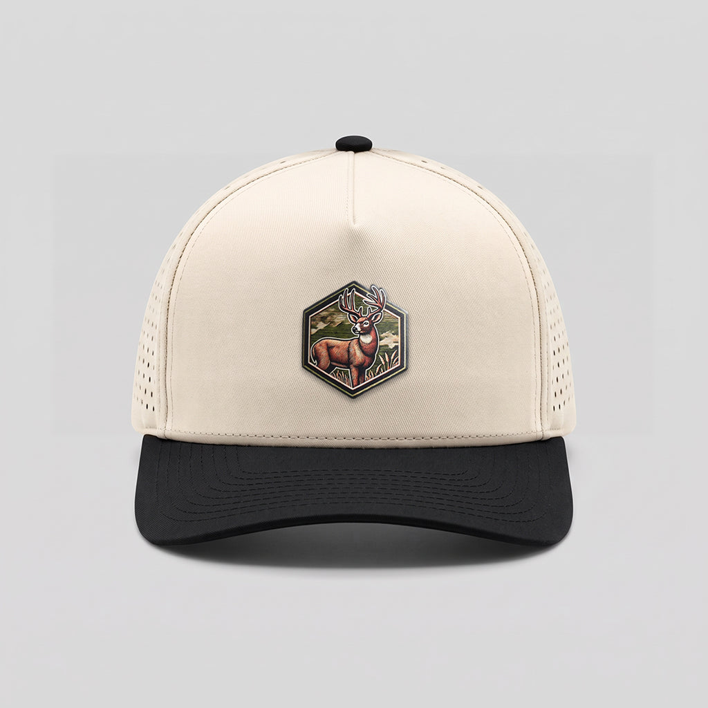 Whitetail Deer Water-Resistant Performance Snapback Hat