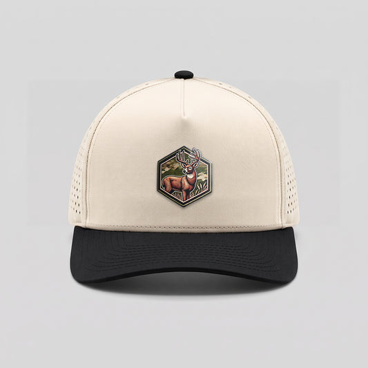 Whitetail Deer Water-Resistant Performance Snapback Hat