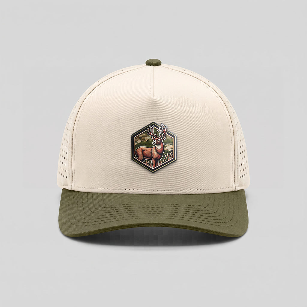 Whitetail Deer Water-Resistant Performance Snapback Hat