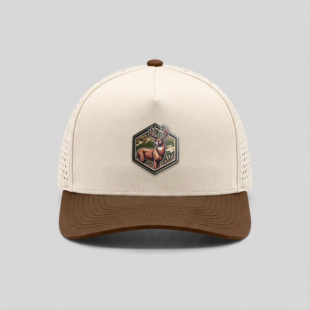 Whitetail Deer Water-Resistant Performance Snapback Hat