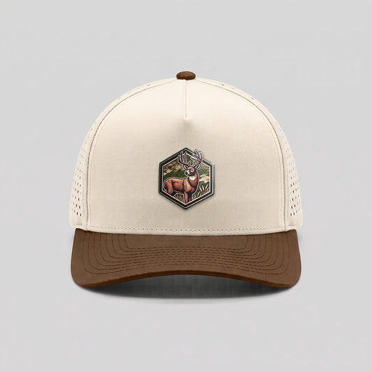 Whitetail Deer Water-Resistant Performance Snapback Hat