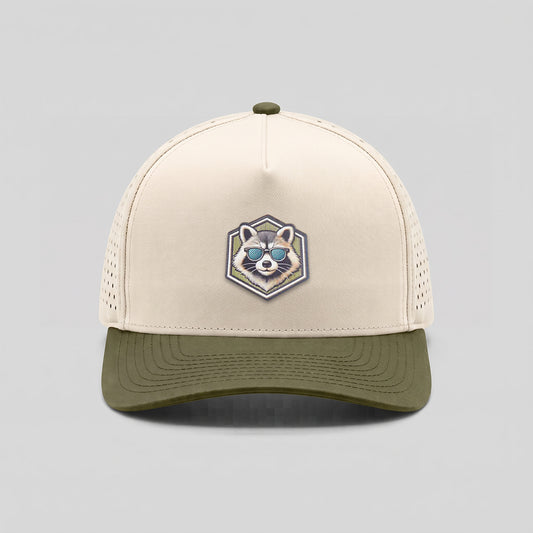 Cool Raccoon Water-Resistant Performance Snapback Hat