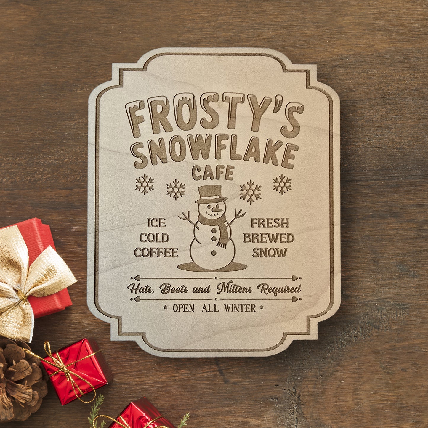 Old-Fashioned Holiday Signs