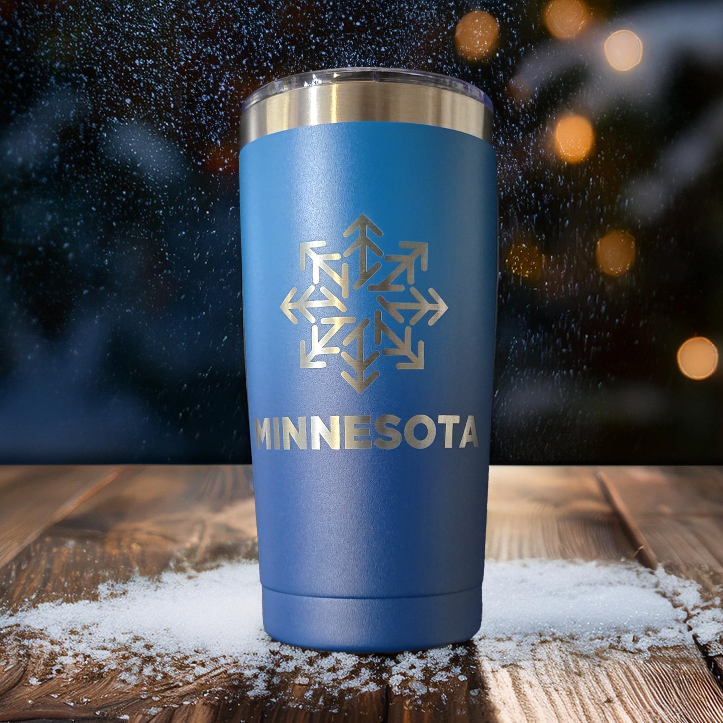Snowflake Stainless Steel Tumbler