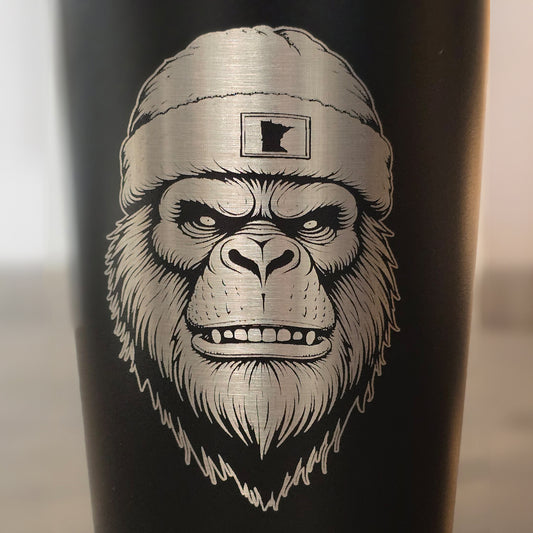 Bigfoot Stainless Steel Tumbler with Customizable State Hat