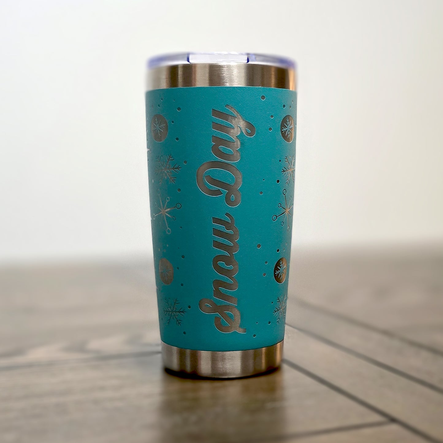 "Snow Day" Retro Stainless Steel Tumbler
