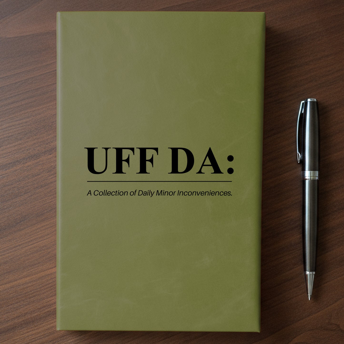 "UFF DA" - Minnesota Nice-ish Laser Engraved Journal