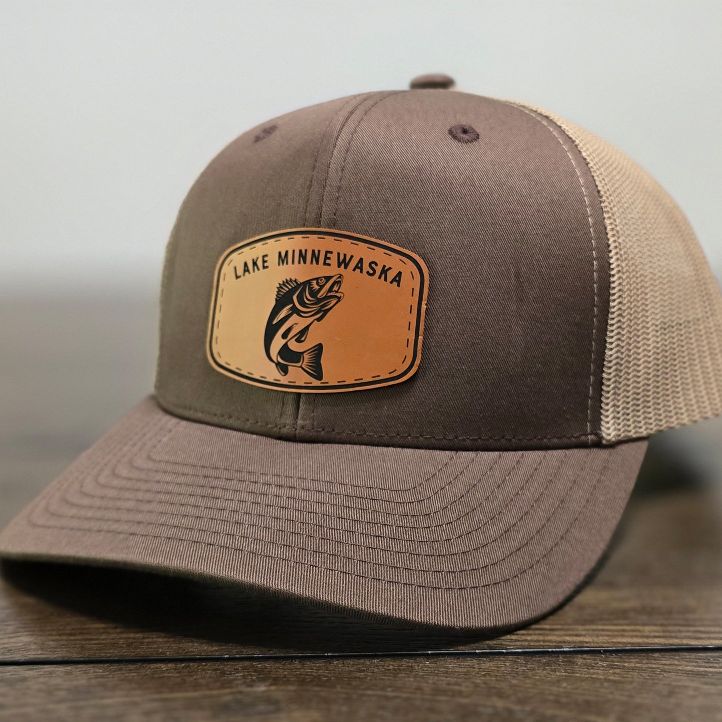 Lake Minnewaska Walleye Trucker Hat | Snapback