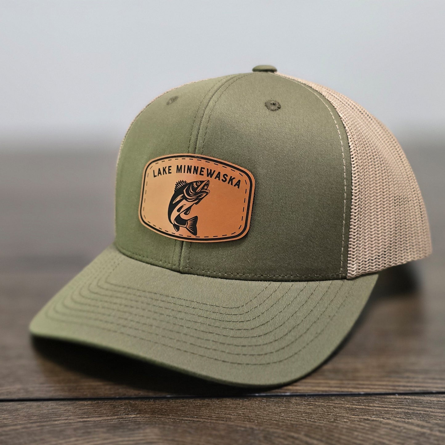 Lake Minnewaska Walleye Trucker Hat | Snapback