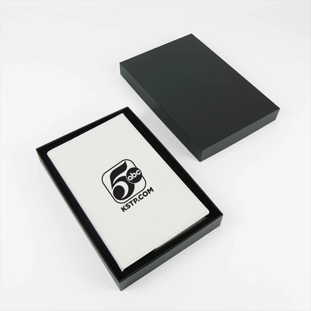 KSTP Custom Engraved Refillable Portfolio Journal with Gift Box