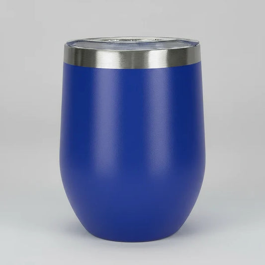 Custom Engraved 12oz Stemless Wine Tumbler (No Minimums)