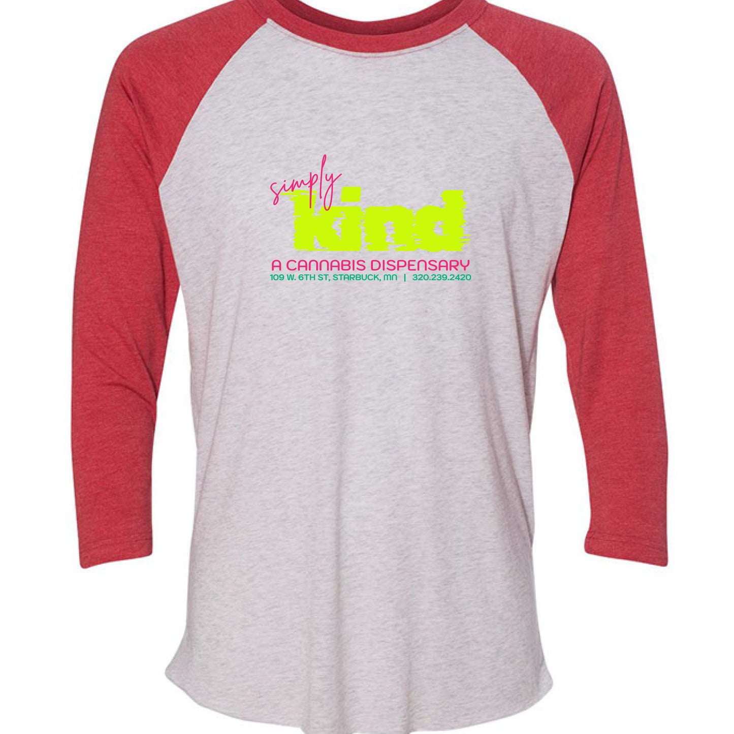 Vintage Red/ Heather White - FRONT
