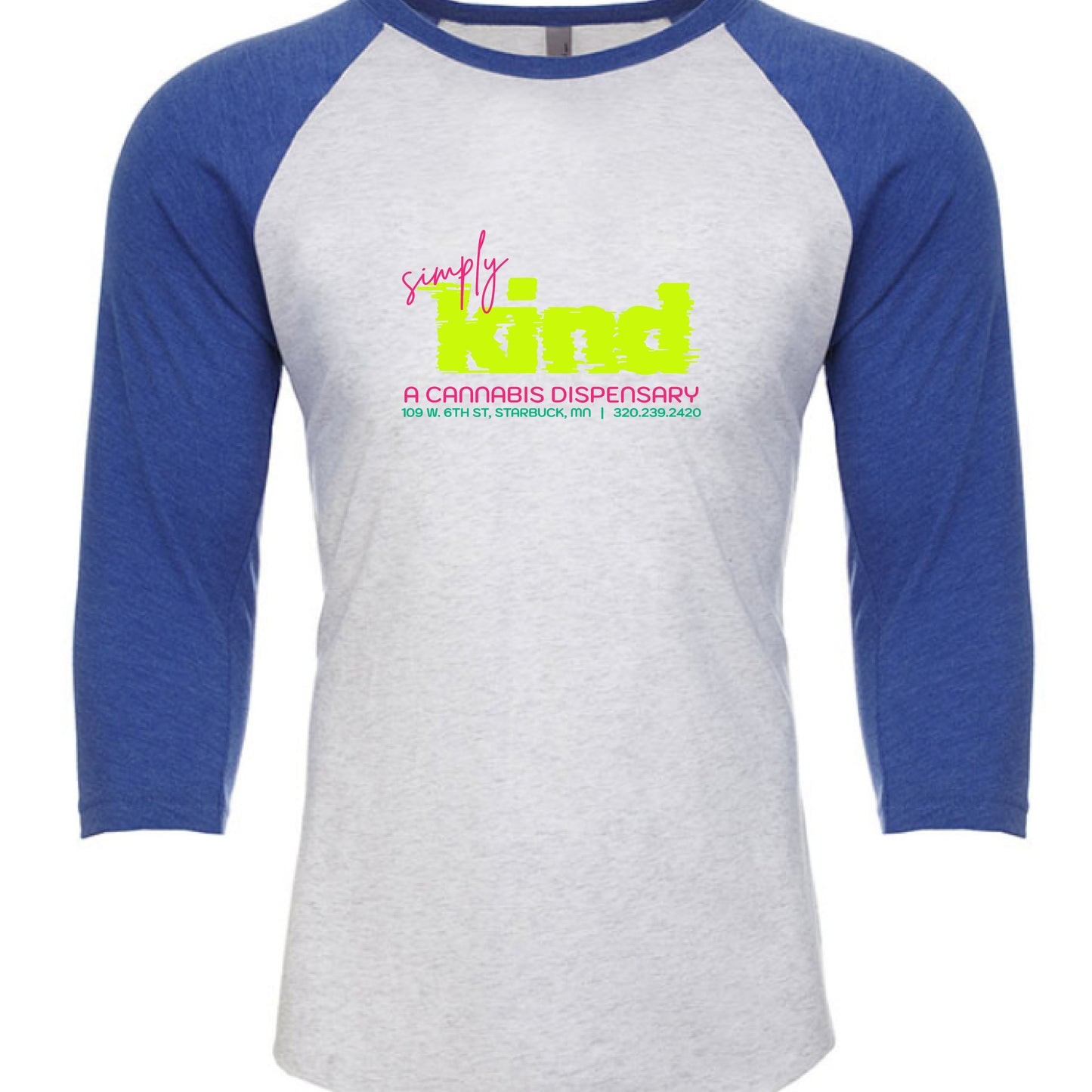 Vintage Royal/ Heather White - FRONT