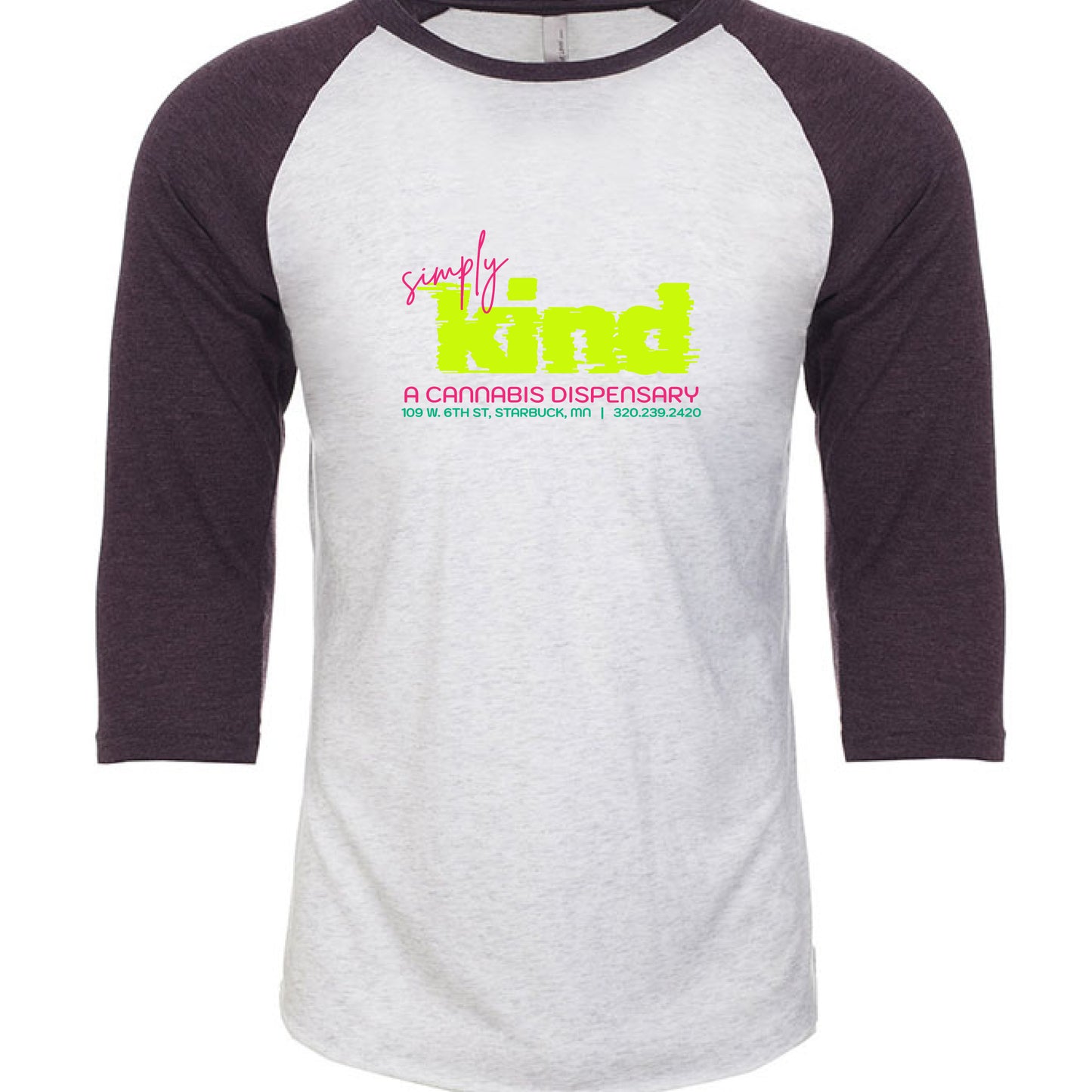 Vintage Purple/ Heather White - FRONT