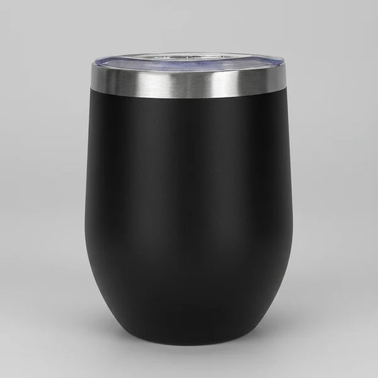 Custom Engraved 12oz Stemless Wine Tumbler (No Minimums)